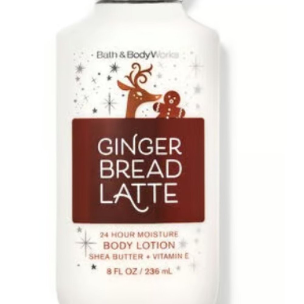 Bath and Body Works Ginger Bread Latte Body Lotion, 8oz